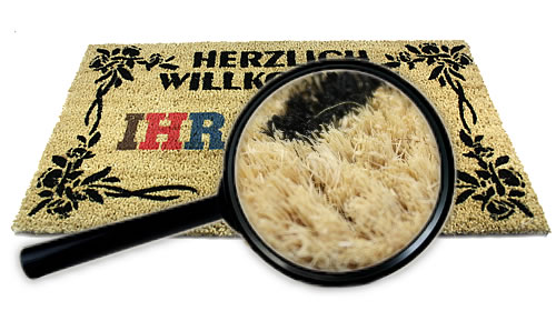 Fussmatten Designer Verarbeitung Bild 1